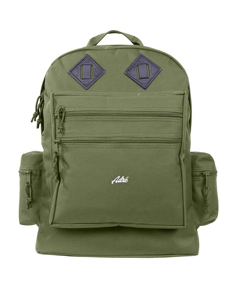 Green Adre Day Pack Script Backpack