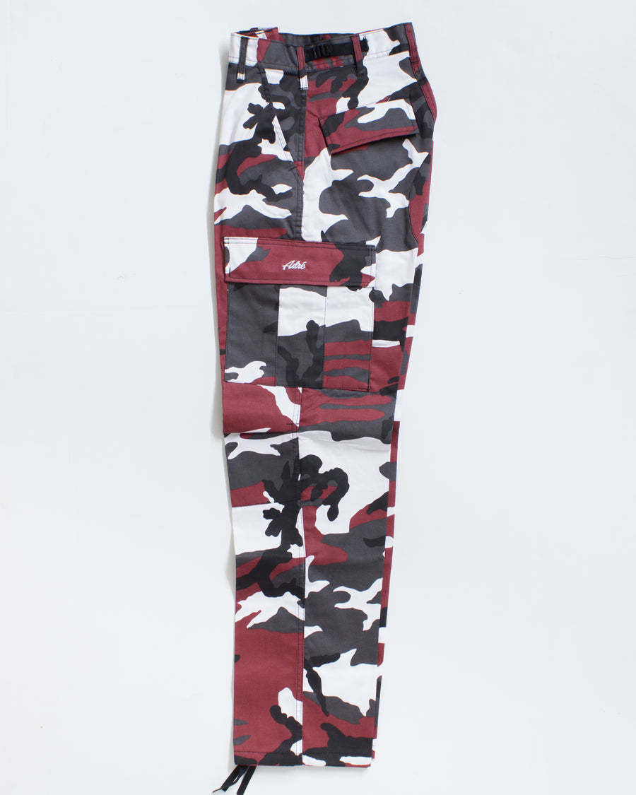 ADRE CARGO RELAXED FIT RED CAMO