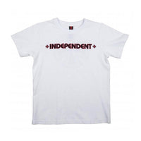 T-shirt Bar/Cross - White