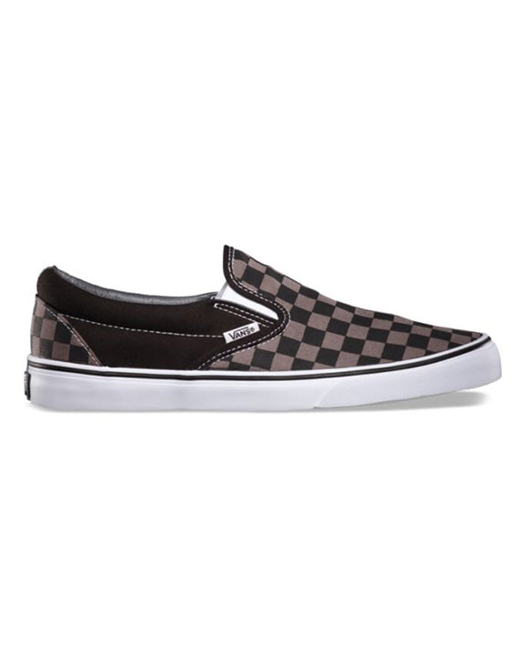 Classic Slip-On Shoes - Black/Pewter