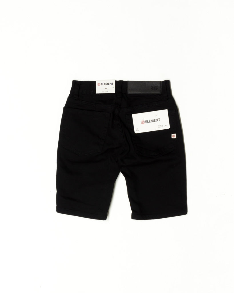 E02 Boys Shorts - Flint Black