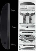 Tail Bone Skateboard Accessory - Black - Boutique Adrenaline