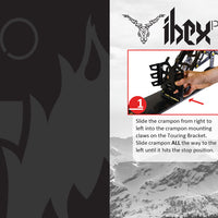 Ibex Crampons Pro - Black/Lime - Boutique Adrenaline