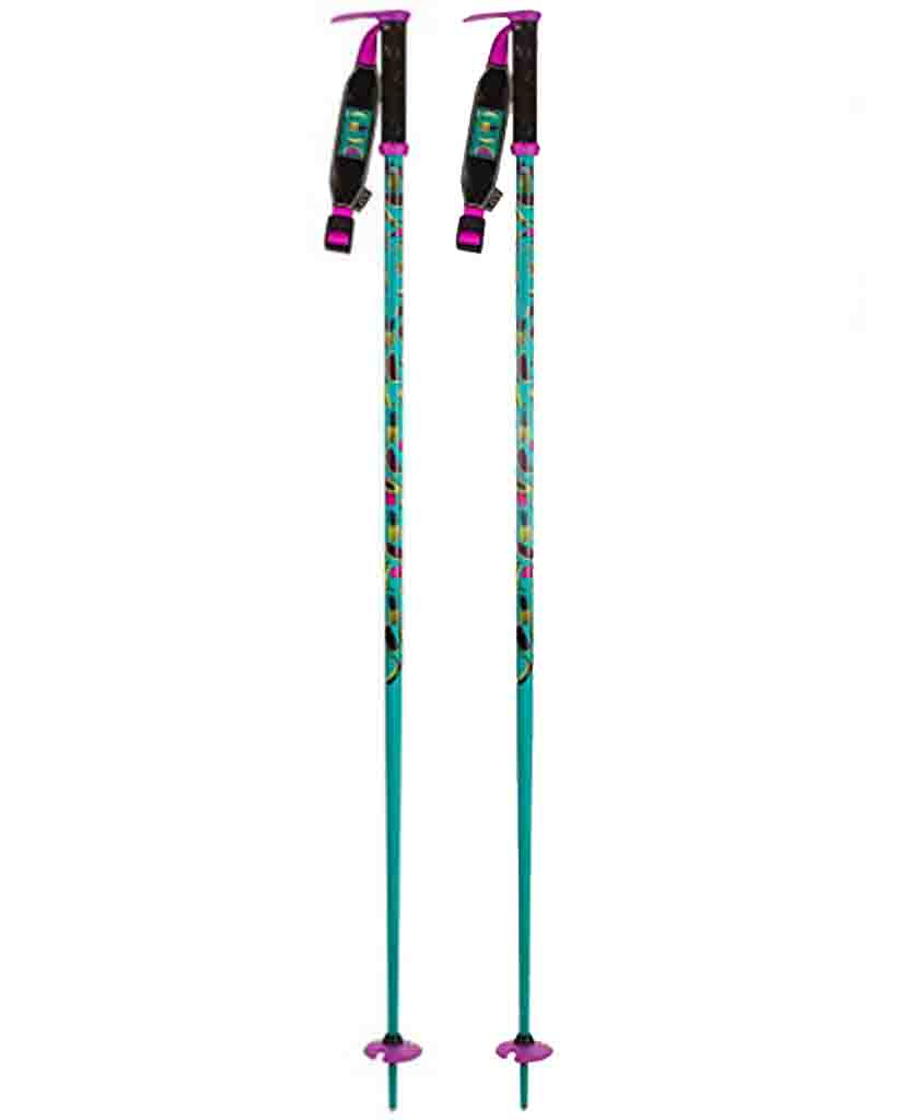 Hairpin Ski Poles - Green