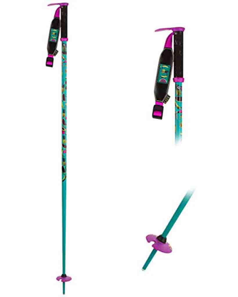 Hairpin Ski Poles - Green