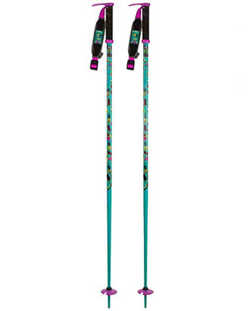 Hairpin Ski Poles - Green