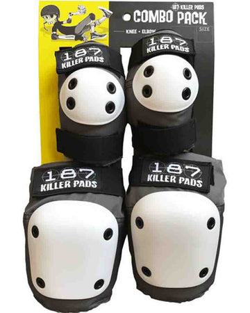 Protection Pad Set Knees & Elbows - Grey