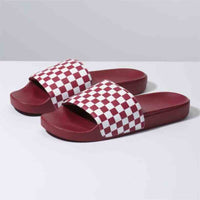 Slide-On Sandals - Check Ramba Red