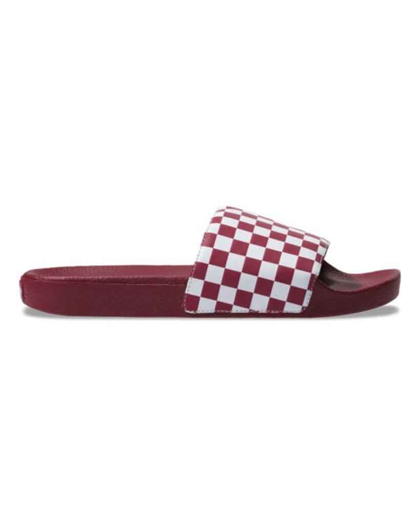 Slide-On Sandals - Check Ramba Red