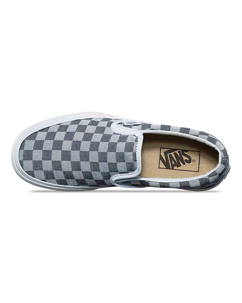 Slip-On Platform Shoes - Checkerboard
