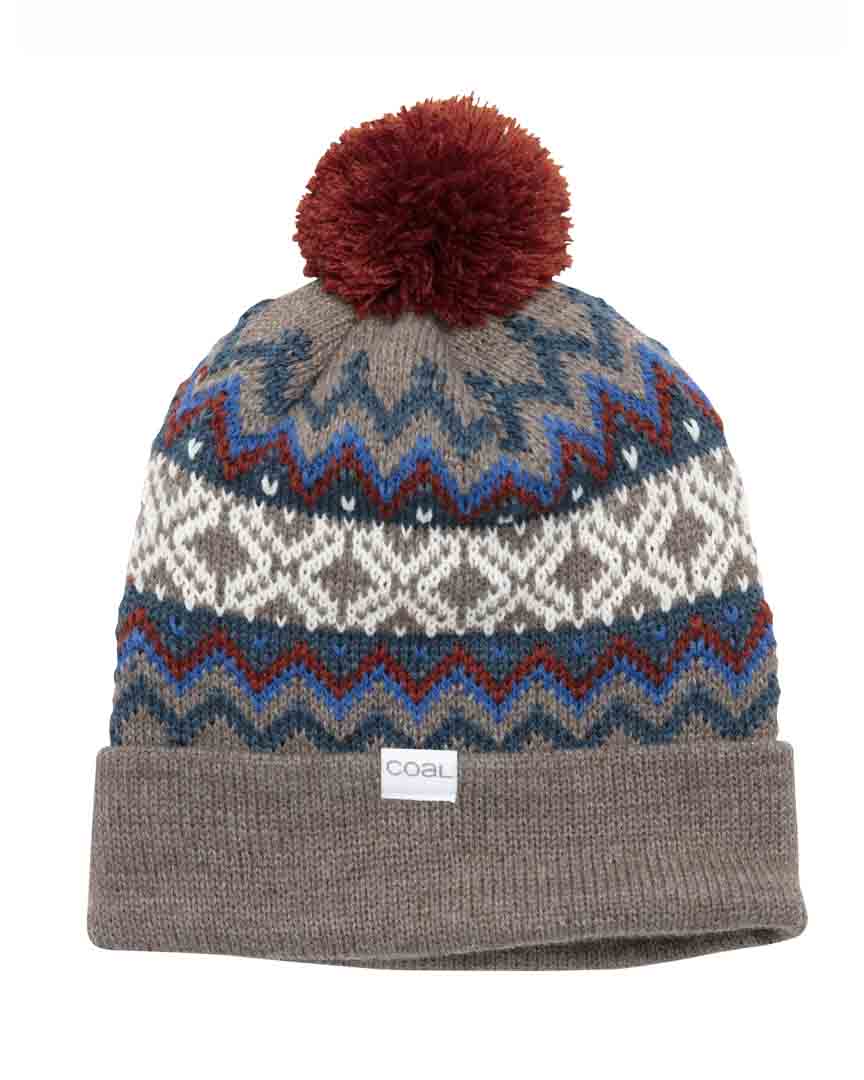 The Winters Nordic Pom Beanie - Light Brown