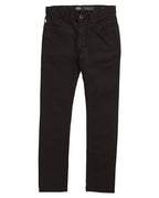 Boys V76 SkinnyPants - Black Overdye - Boutique Adrenaline