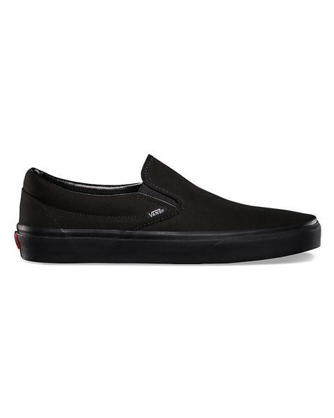 Classic Slip On Shoes - Black/Black