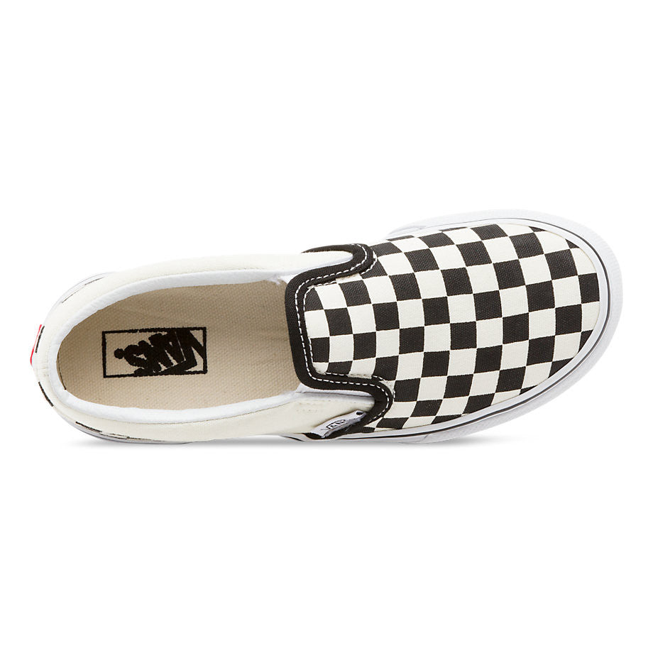 Kids Classic Slip-On Shoes - Checkerboard