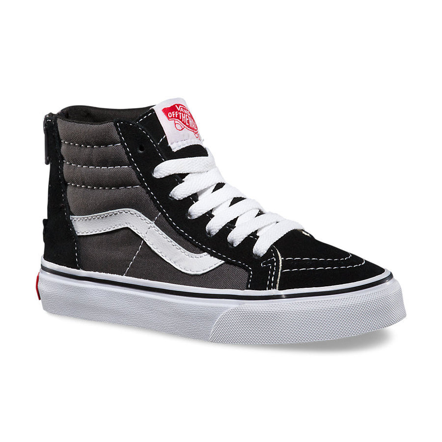 Souliers Y Sk8-Hi Zip - Black/Charcoal