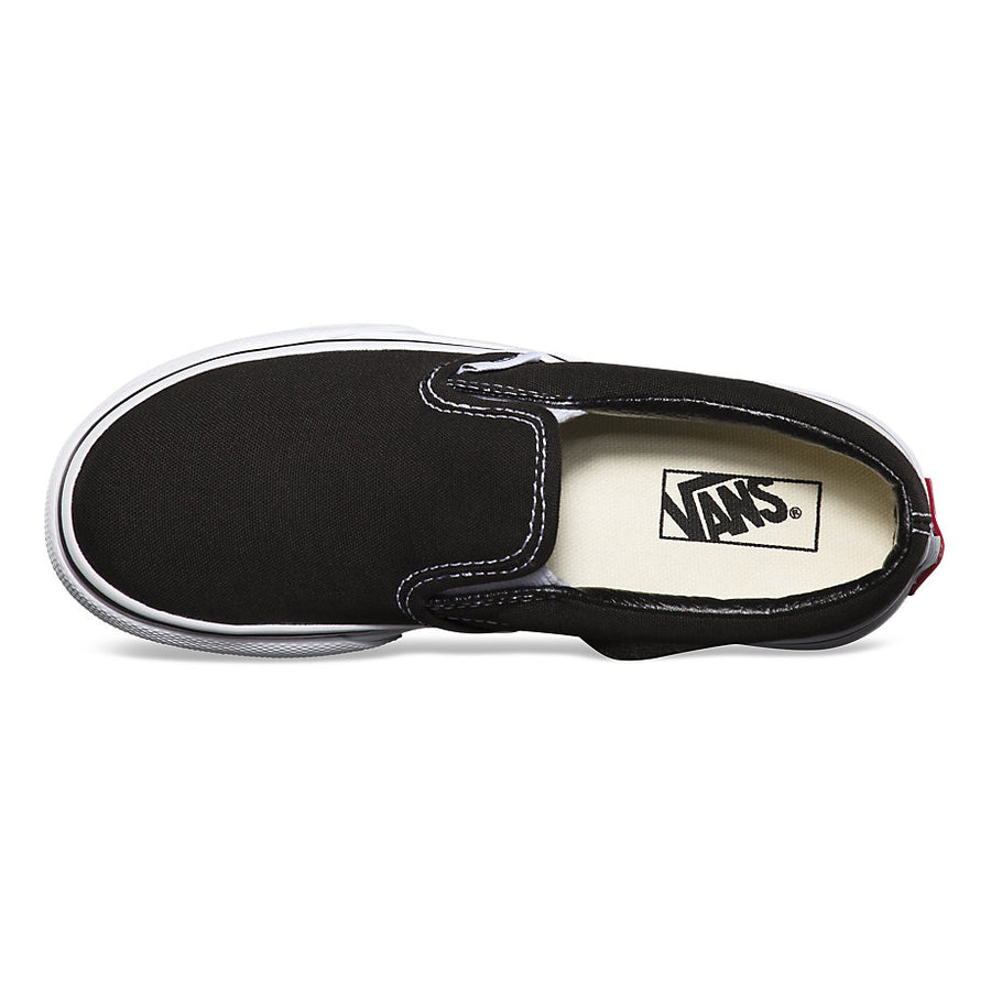 Kids Classic Slip-On Shoes - Black/True White