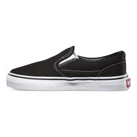 Kids Classic Slip-On Shoes - Black/True White