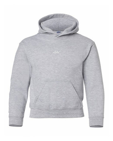 Adre Script Youth Hoodie - Grey