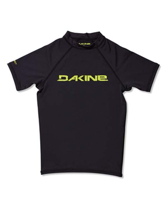Boys Heavy Duty S/S Snug Rashguard - Black