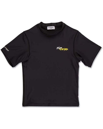 Rashguard Ssl Kids Heavy Duty Loose - Black