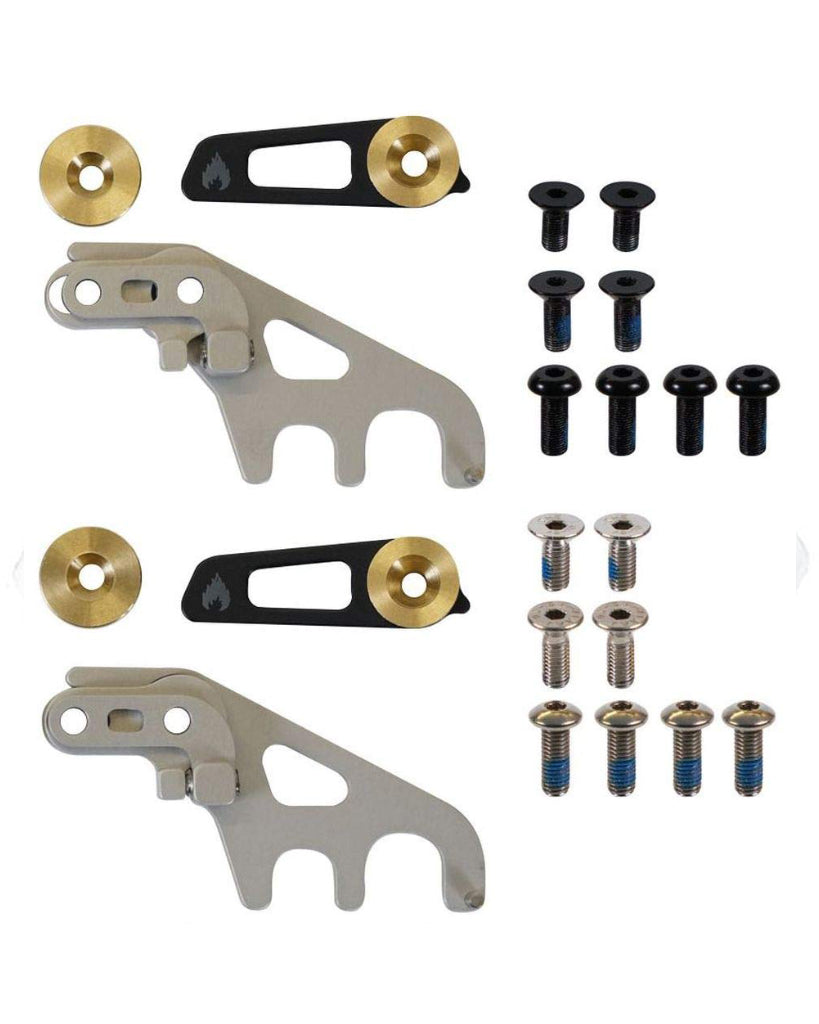 Top-Mount Crossbar Clips - Black/Metal