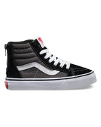 Kids Sk8-Hi Zip Shoes - Black/Charcoal - Boutique Adrenaline