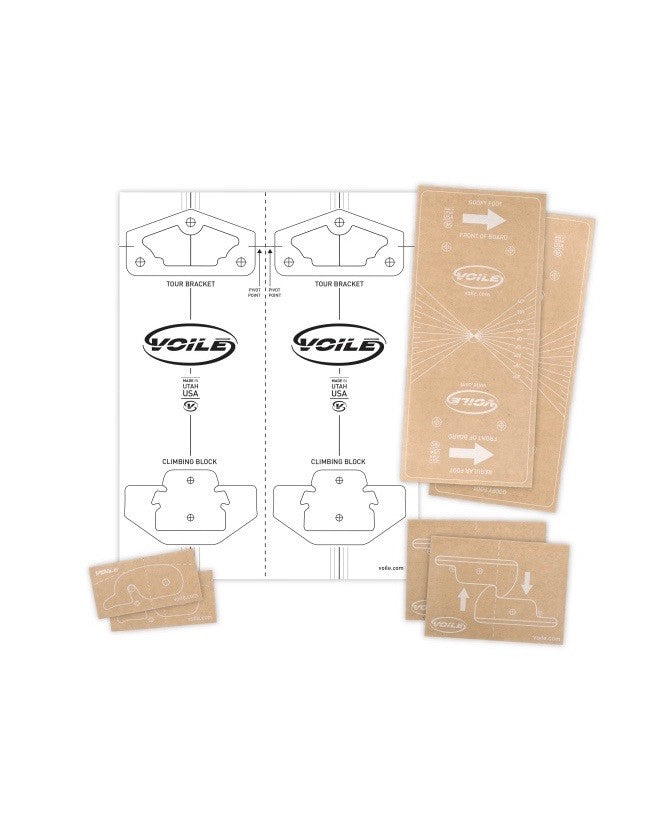 VOILE -MOUNTING TEMPLACE STICKER 